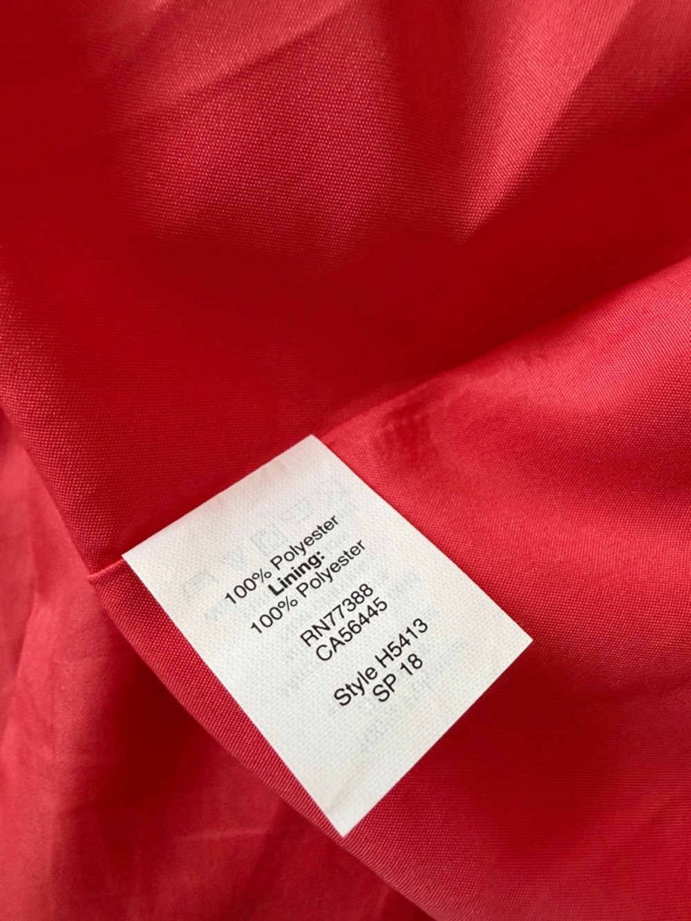 J. Crew Red Printed Ruffle Hem Summer Sundress Size 8 - Picture 11 of 13